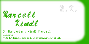 marcell kindl business card